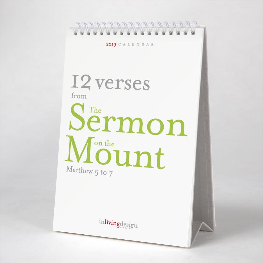 12 verses from The Sermon on The Mount